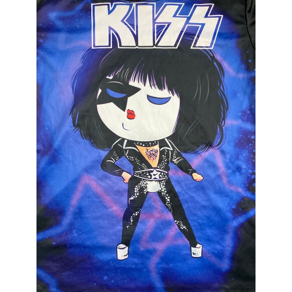 Kiss Cartoon Graphic Tee XL - Picture 2 of 7